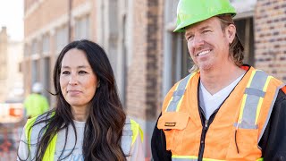 Chip and Jo Check on Rooftop Progress  Fixer Upper The Hotel  Clip  Magnolia Network [upl. by Zarger939]