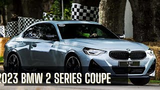 NEW BMW 2 Series Coupe 2023  FIRST LOOK amp visual REVIEW new CURVED screen M240i [upl. by Eachelle]