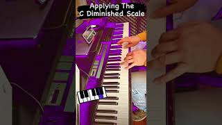 IMPROVISATION Applying the C DIMINISHED Scale I Carlos Domínguez 👍🏻🎹🎶 [upl. by Arlana]