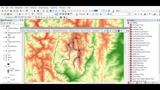 Download Install and Perform Watershed Delineation with ArcHydro Tool [upl. by Golding467]