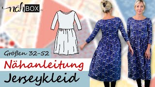 Näh dir dein Jersey oder Sweatkleid Ganz einfach mit dieser SchrittfürSchrittNähanleitung [upl. by Naenaj109]