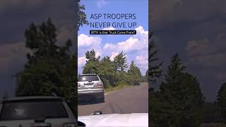 Grey SUV Hits 85 MPH and ASP Trooper Was About to Overturn His Car Because of The Road Condition [upl. by Havelock]