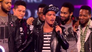 Bruno Mars wins International Male Solo Artist  BRITs Acceptance Speeches [upl. by Barret501]