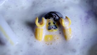 The Grimace Shake  Lego Stop Motion [upl. by Dinnage513]