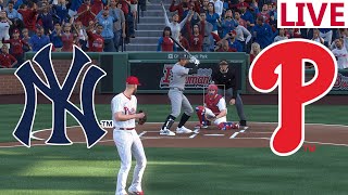 🔴LIVE MLB🔴New York Yankees VS Philadelphia Phillies July 29 Mlb the show 24 [upl. by Eellehs]