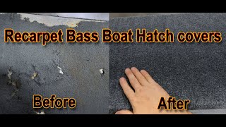 Bass Boat Recarpeting Hatch Lids [upl. by Burta]