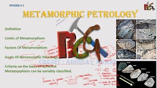 Ep1Metamorphic Petrology  Definition of Metamorphism  Limits and Factors of Metamorphism [upl. by Latvina142]