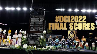 DCI2022 Finals Scores [upl. by Spevek]