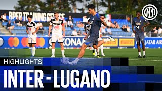 LA PRIMA DOPPIETTA DI TAREMI  INTER 32 LUGANO  HIGHLIGHTS  AMICHEVOLE 202425 ⚽⚫🔵 [upl. by Fina]