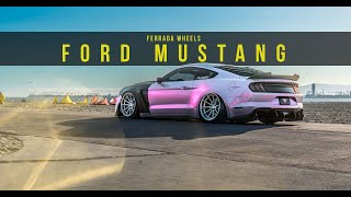 Fire Breathing Ford Mustang  Ferrada Wheels FR4 [upl. by Nairolf]