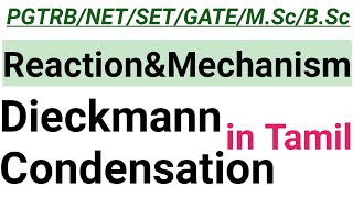 6 Dieckmann Condensation  Name Reaction with Mechanism  In Tamil [upl. by Sokcin89]