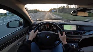 BMW 530D F10 LCI 2014 190KW POV REVIEW [upl. by Htiderem]