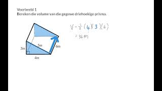 05 Volume van n driehoekige prisma [upl. by Alberik629]