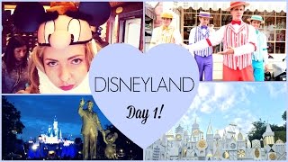 Disneyland 2015 Day 1 Vlog First Time at Disneyland  Gillian At Home [upl. by Ecnarolf]