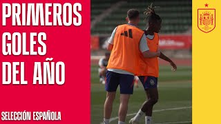 🇪🇸 Primeros goles del año en la Selección Española 🇪🇸  🔴 SEFUTBOL [upl. by Tnomel437]