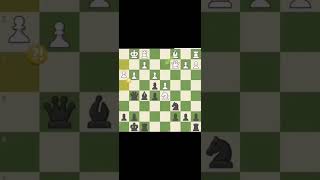 Queen Pawns Game Queen Trap Brilliant amp Great Moves chesss sahmat satranç shorts viral trap [upl. by Durarte824]