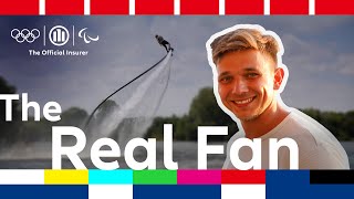 Meet flyboarder Petr the Real Fan and ultimate Olympic Games supporter Allianz – Ready Paris Go [upl. by Navonod]