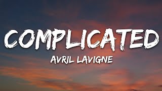 Avril Lavigne  Complicated Lyrics [upl. by Ahseihs]