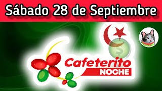 Resultado EL CAFETERITO NOCHE Sabado 28 Septiembre de 2024 [upl. by Airla]