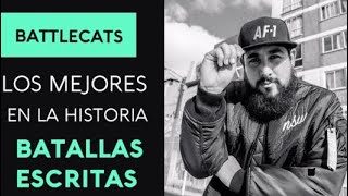 LOS 10 MEJORES EN LA HISTORIA DE BATALLAS ESCRITAS [upl. by Sander]