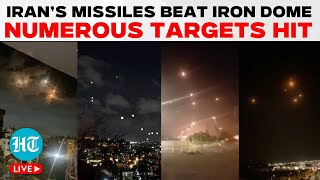 Iran Fires 400 Missiles amp Rockets Unleashing Hellfire on Israel as Iron Dome Struggles  LIVE [upl. by Yelena136]