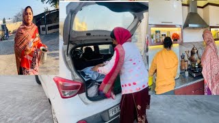 ਭੱਜ ਭੱਜ ਕੇ ਕੰਮ ਕਰ ਰਹੇ ਹਾਂ  ਵਿਆਹ ਜਾਣਾ Pind Punjab de new Vlog ♥️ [upl. by Rennoc]