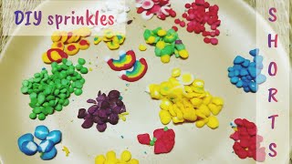 DIY sprinkles homemade sprinkles for cakes  vegan sprinkles veg sprinkles at home shorts [upl. by Platas]