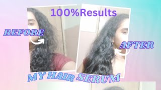 Diy Hair Regrowth serum dry damage frizz hair with increase hair density 100Results [upl. by Alcine]