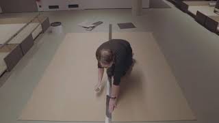 How to install a Moduleo vinyl Herringbone floor [upl. by Myrta331]