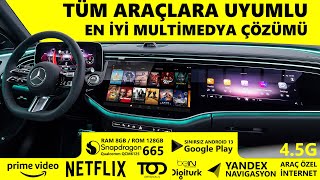 Tüm Araçlara Uyumlu Netflix Youtube  GooglePlay  Yandex Navigasyon [upl. by Marisa]