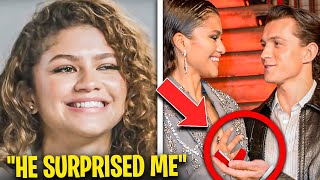 Zendaya Breaks Her Silence On Tom Holland Proposing To Her [upl. by Etterrag64]