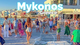 Mykonos Greece 🇬🇷  Summer 2022  4K 60fps HDR  7 Hours Walking Tour [upl. by Hawk]