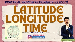 Latitude Longitude and TimeChapter 3 NCERT Class 11 [upl. by Asilak]