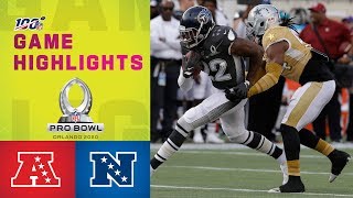 AFC vs NFC Pro Bowl Highlights  NFL 2020 [upl. by Eibmab886]