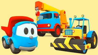 Léo le camion et les engins de chantier Compilation des dessins animés en français [upl. by Tugman256]