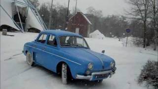 Renault dauphine 57 test drive [upl. by Syverson426]