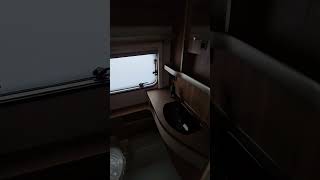 Very quick look inside the Hymer Eriba Touring 560 caravan [upl. by Aeresed]