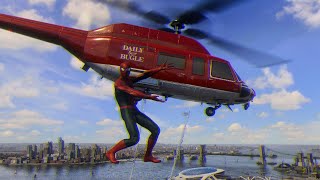 You Can WEBLINE a Helicopter In Marvels SpiderMan 2 [upl. by Vastah]