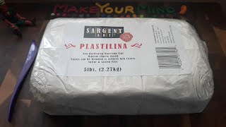 Sargent Art Plastilina Modeling Clay  Product Review [upl. by Botsford]