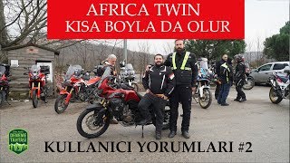 167 cm Boyla Africa Twin Kullanmak  Africa Twin Kullanıcı Yorumları [upl. by Dnalram735]