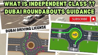 DUBAI quotDRIVING INDEPENDENT CLASSquot ROUNDABOUTSLANE FULL INFO PREPARATION FOR FINAL ROAD TEST [upl. by Ahtebbat]