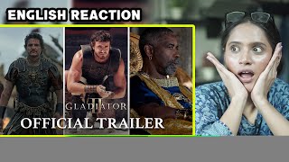 Gladiator 2 Trailer REACTION 2024 Movie  Paul Mescal Pedro Pascal Denzel Washington [upl. by Skvorak563]