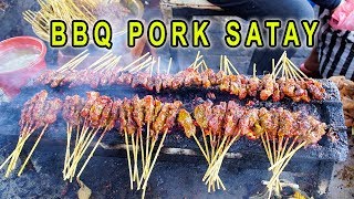 SPICY BBQ Ribs amp INSANE BBQ Pork Satay in Bali Indonesia [upl. by Asillam622]