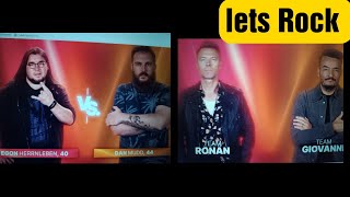 the Voice of Germany Team fights Team govanni vs Team Ron Keating vs Egon vs Don [upl. by Buiron]