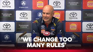 Nicks discusses the possibility of extra time  Adelaide Crows press conference  Fox Footy [upl. by Attalie695]