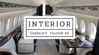 Dassault Falcon 6X Interior Business Aviation Интерьер самолета [upl. by Sisak]