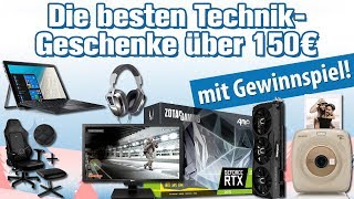 Die besten TechnikGeschenke ab 150 Euro 🎄🎄 Weihnachten 2018 GeschenkeTipps Gewinnspiel [upl. by Akimas995]