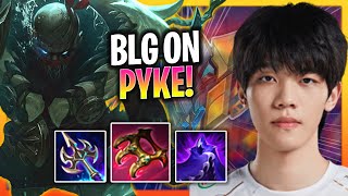 ON IS INSANE WITH PYKE  BLG On Plays Pyke Support vs Lulu Season 2024 [upl. by Colleen]