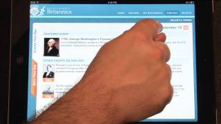 Encyclopaedia Britannica iPad App Demo [upl. by Minier]