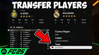 How To Transfer Players In FC 25 [upl. by Reltuc]